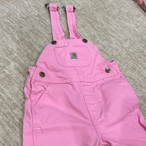 Baby girls carhartt overalls